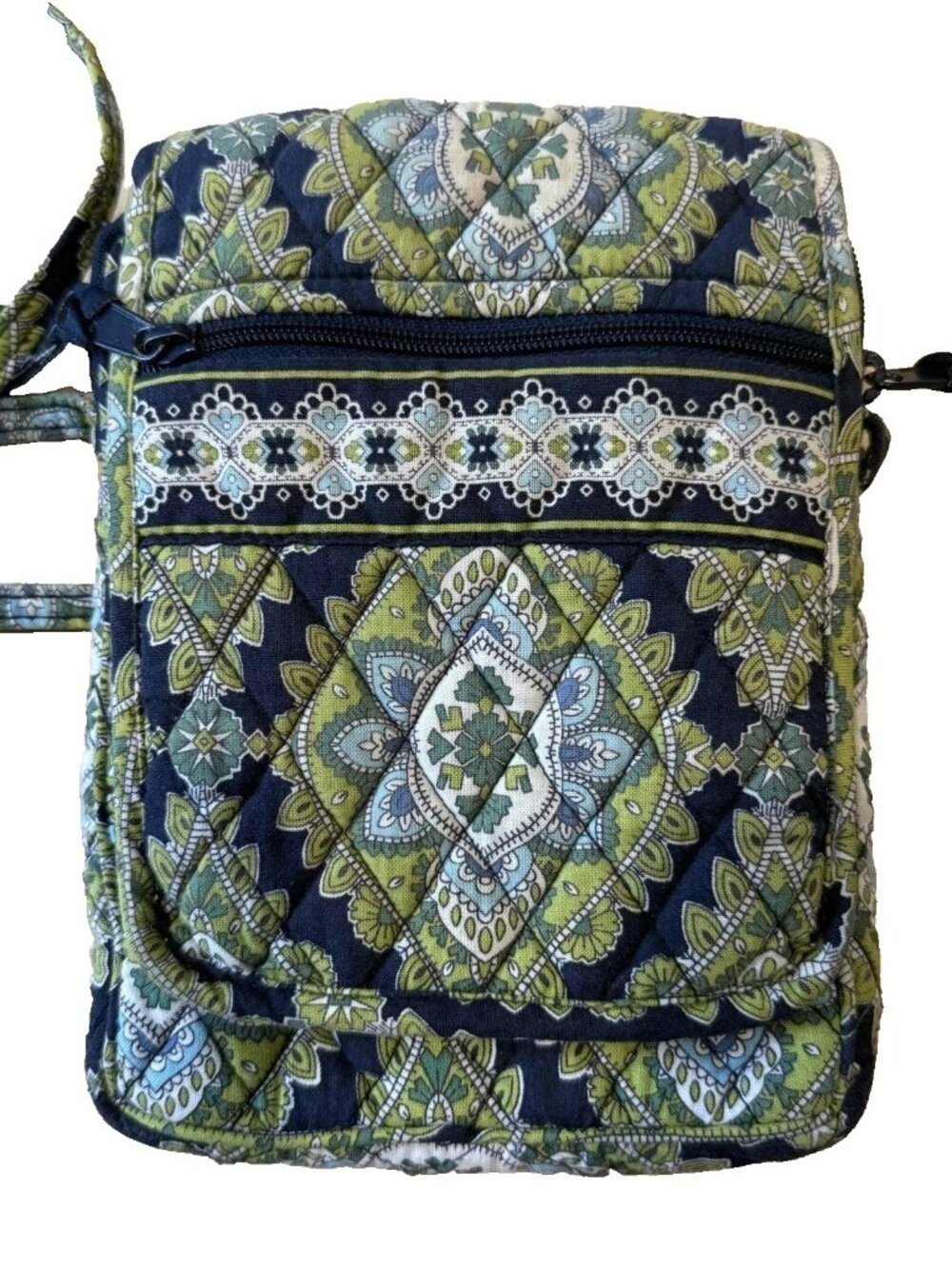 Vera Bradley Mini Hipster Cambridge Crossbody Purse Organizer Shoulder Bag 8 x 6